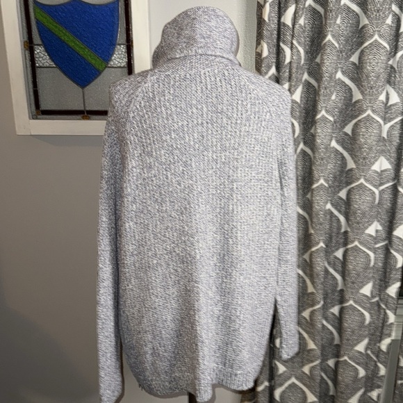 Athleta Borealis Oversized Cowl Neck Rib Knit Merino Wool Sweater - Picture 4 of 8